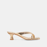 Dolce Vita SHOES | BREVEL HEELS GOLD DISTRESSED LEATHER
– Dolce Vita