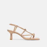 Dolce Vita SHOES | Manji Wide Light Tan Leather Heels