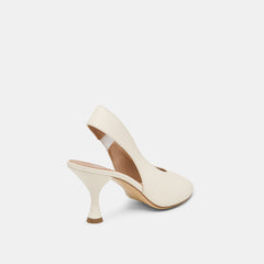 Dolce Vita SHOES | Madow Off White Leather Heels