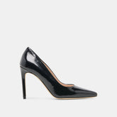 Dolce Vita SHOES | LANKY Black Leather Closed-Toe Pump Stiletto Heels