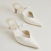 Dolce Vita SHOES | Kanika Pearl Mid Vanilla Pearl Heels