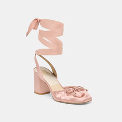 Dolce Vita SHOES | Tisha Lt Blush Satin Heels