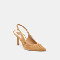 Dolce Vita SHOES | Keira Lt Brown Suede Heels