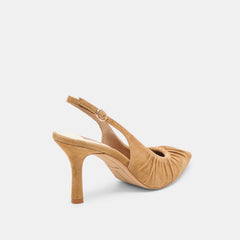 Dolce Vita SHOES | Keira Lt Brown Suede Heels
