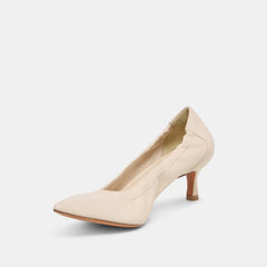 Dolce Vita SHOES | Celtin Off White Leather Heels