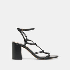 Dolce Vita SHOES | Fizzy Black Leather Heels