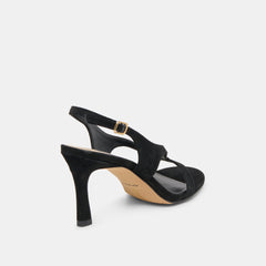 Dolce Vita SHOES | Izela Onyx Suede Heels
