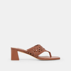 Dolce Vita SHOES | Barlo Cognac Woven Stella Heels