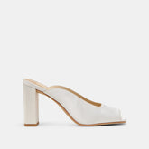 Dolce Vita SHOES | Sabela Off White Satin Heels