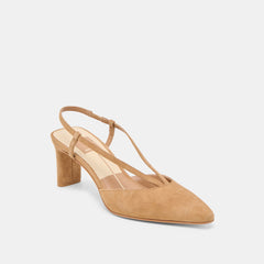 Dolce Vita SHOES | Ginay Lt Brown Suede Heels