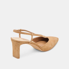 Dolce Vita SHOES | Ginay Lt Brown Suede Heels
