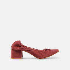 Dolce Vita SHOES | Karmin Brandy Suede Heels