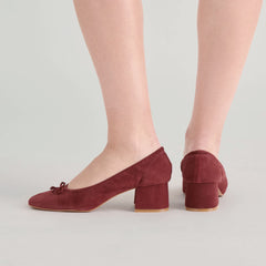 Dolce Vita SHOES | Karmin Brandy Suede Heels