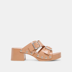 Dolce Vita SHOES | Melody Tan Leather Heels