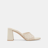Dolce Vita SHOES | MARGOE HEELS CREME WOVEN STELLA
– Dolce Vita