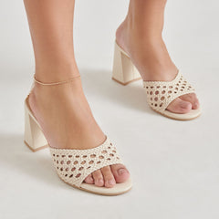 Dolce Vita SHOES | MARGOE HEELS CREME WOVEN STELLA
– Dolce Vita