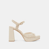 Dolce Vita SHOES | PEYTEN HEELS CREME WOVEN STELLA
– Dolce Vita