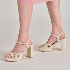 Dolce Vita SHOES | PEYTEN HEELS CREME WOVEN STELLA
– Dolce Vita