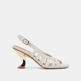Dolce Vita SHOES | SICILY HEELS WHITE WOVEN LEATHER
– Dolce Vita