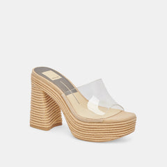 Dolce Vita SHOES | LICHIA HEELS NATURAL VINYL
– Dolce Vita