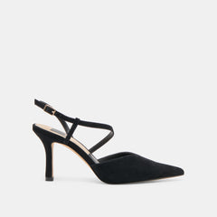 Dolce Vita SHOES | Kamra Onyx Suede Heels
