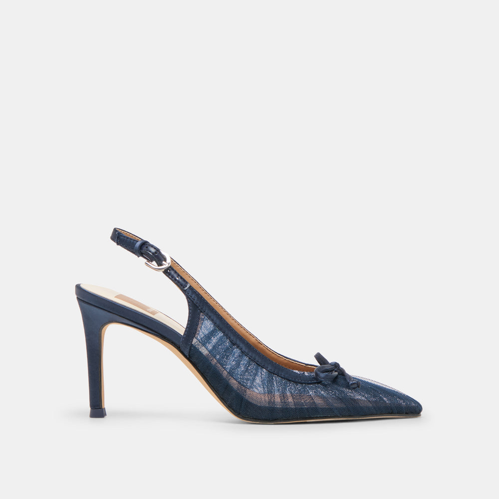 Dolce Vita SHOES | Yela Navy Tulle Heels