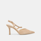 Dolce Vita SHOES | Kamra Camel Suede Heels