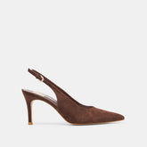 Dolce Vita SHOES | Elasi Dk Brown Nubuck Heels