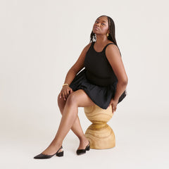 Dolce Vita SHOES | Carel Onyx Satin Heels