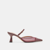 Dolce Vita SHOES | Loyd Burgundy Mesh Heels