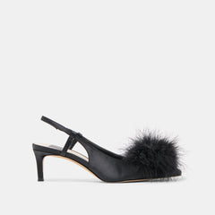 Dolce Vita SHOES | Kamy Onyx Satin Heels