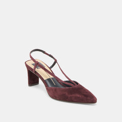 Dolce Vita SHOES | Ginay Mulberry Suede Heels