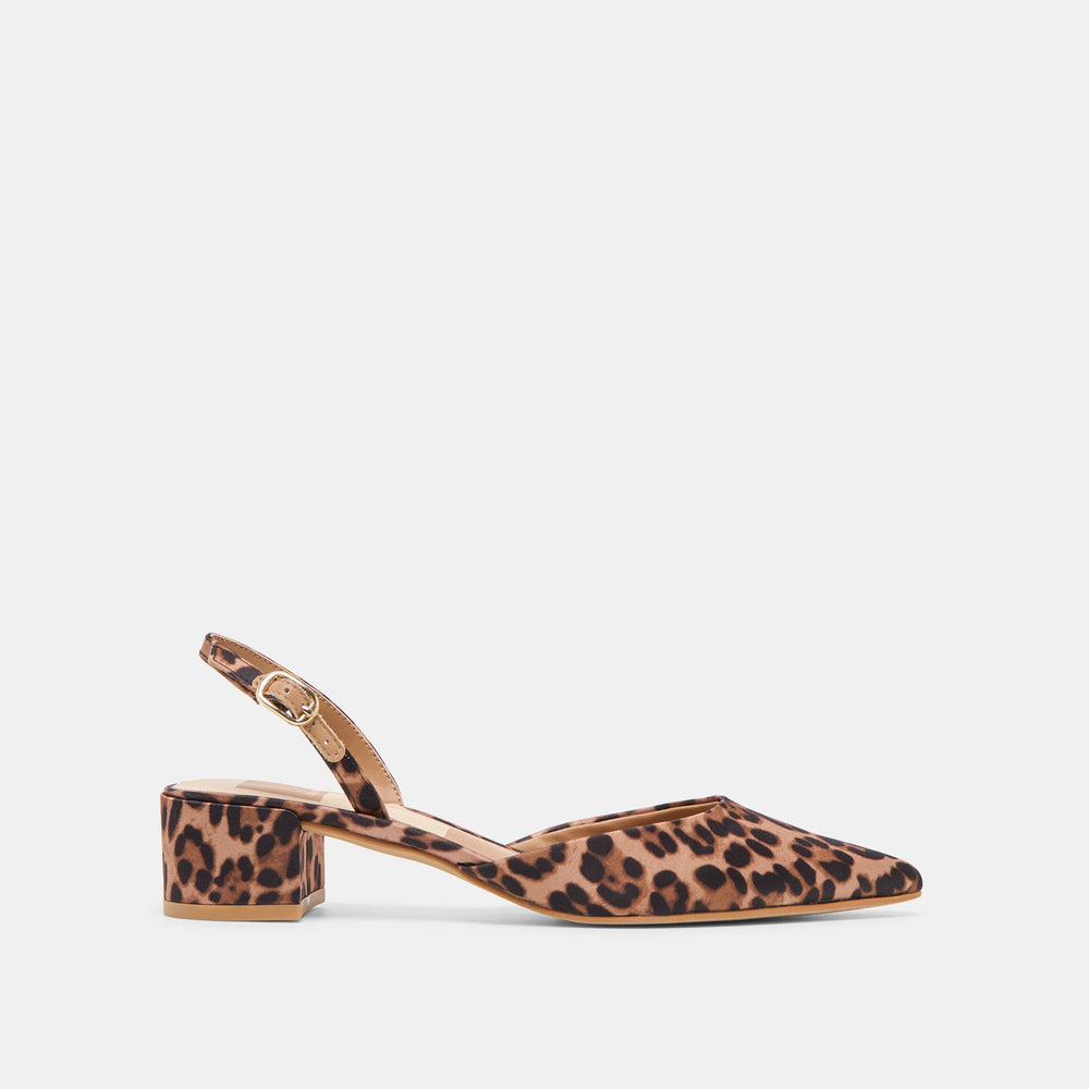 Dolce Vita SHOES | Carel Dk Leopard Satin Heels