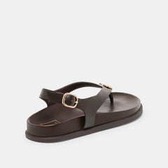 Dolce Vita SHOES | Jony Dk Brown Leather Sandals