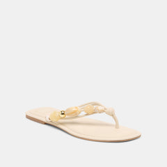 Dolce Vita SHOES | Cely Ivory Leather Sandals