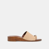 Dolce Vita SHOES | MOXY Sand Suede Metal Detail Open-Toe Sandals