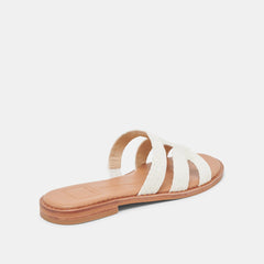 Dolce Vita SHOES | EMON WIDE SANDALS WHITE RAFFIA
– Dolce Vita