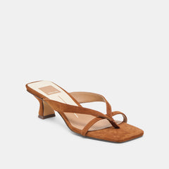 Dolce Vita SHOES | Brevel Dk Brown Suede Heels