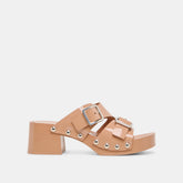 Dolce Vita SHOES | Melody Tan Leather Heels