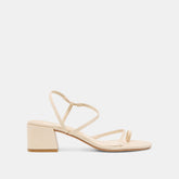 Dolce Vita SHOES | Trini Creme Leather Heels