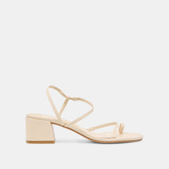 Dolce Vita SHOES | Trini Creme Leather Heels