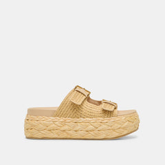 Dolce Vita SHOES | Falyn Lt Natural Woven Raffia Sandals