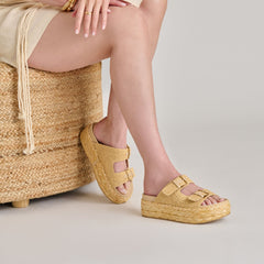 Dolce Vita SHOES | Falyn Lt Natural Woven Raffia Sandals