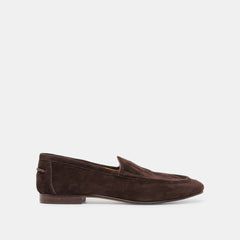 Dolce Vita SHOES | Mattie Dk Brown Suede Loafers