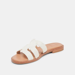 Dolce Vita SHOES | EMON WIDE SANDALS WHITE RAFFIA
– Dolce Vita