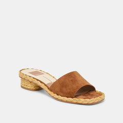 Dolce Vita SHOES | Dixi Wide Brown Suede Sandals