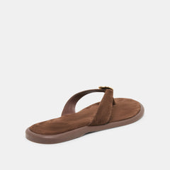 Dolce Vita SHOES | Jaina Dk Brown Suede Sandals