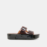 Dolce Vita SHOES | JULIO X Chocolate Vinyl Jelly Platform Sandals