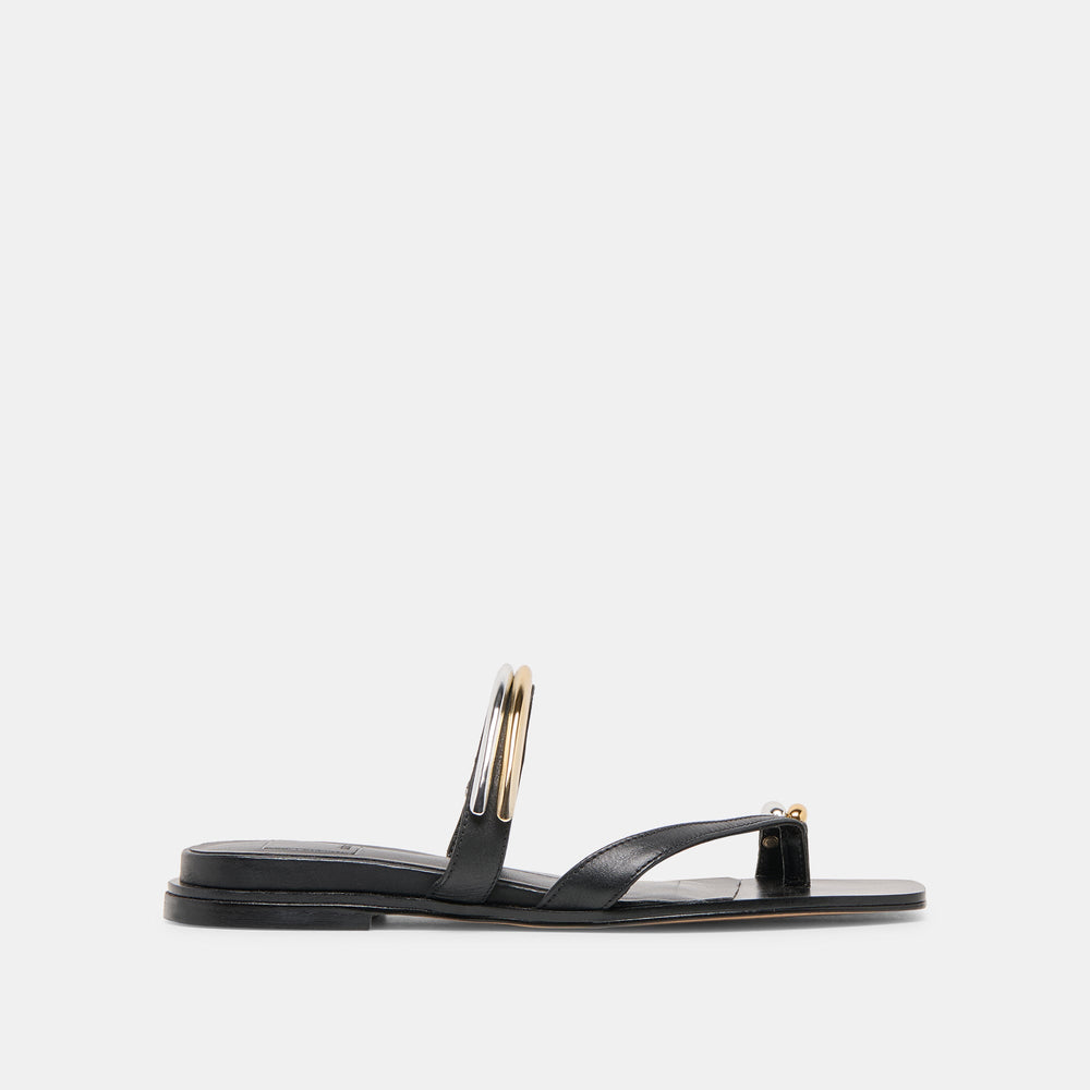 Dolce Vita SHOES | Tarina Black Leather Sandals