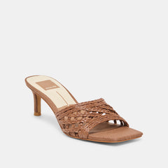 Dolce Vita SHOES | Bowen Cognac Raffia Heels